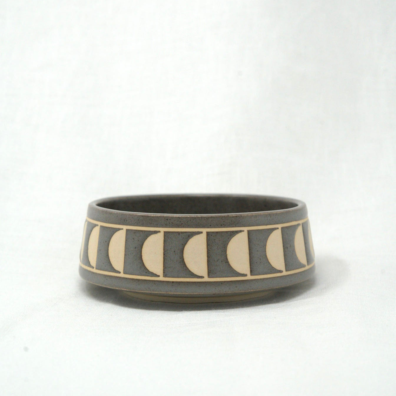 Half Moon Small Tray - Charcoal