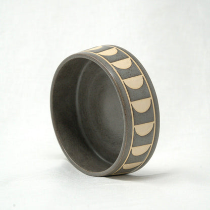 Half Moon Small Tray - Charcoal